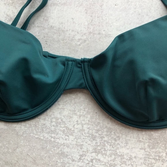 Mindy & Andie Swim The Bermuda Bikini Top Dragonfly Green Size L - Picture 8 of 10